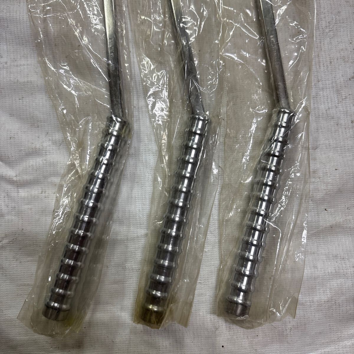 杉野工業、NICE、#213、特製ハッカー(中)(本体ST)ステンレス、3本セット未使用、保管品です。_画像3