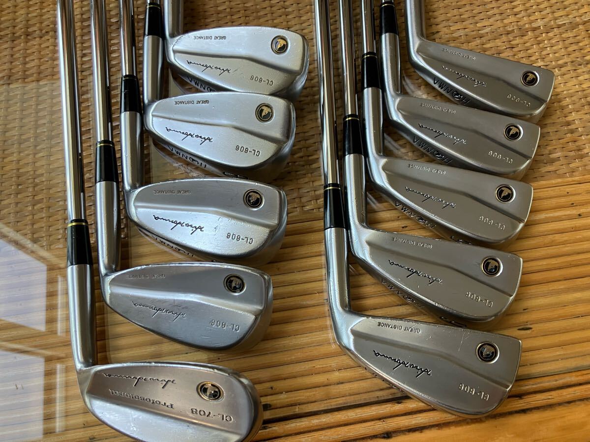 入手困難希少な11番アイアンまでの名器HONMA CL606セット 入手困難希少な11番アイアンまでの名器HONMA CL606セット