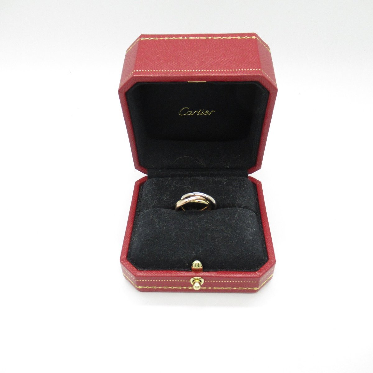 カルティエ トリニティリング ブランドオフ CARTIER K18（イエローゴールド） リング?指輪 750スリーゴールド 中古 レディース