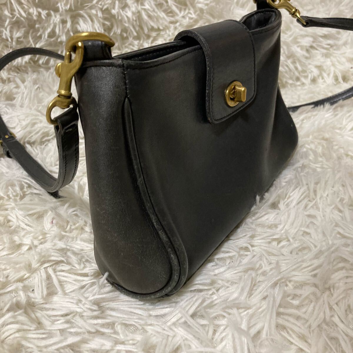 • 希少 オールドコーチ ターンロックケース ポーチ ☆1円〜】COACH コーチ レア 希少 ショルダーバッグ オールド