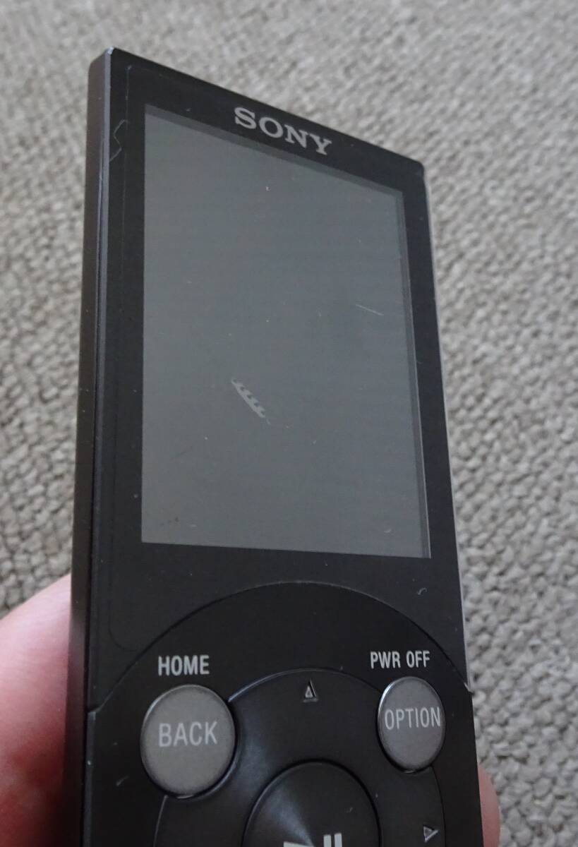 中古 SONY ソニーウォークマン NW-S744 8G ブラック バッテリー長(zhǎng)持ち 稼働品