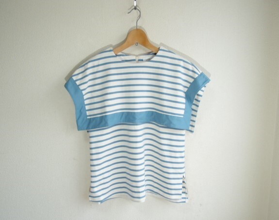 新品 HERENCIA ヘレンシア ボーダー カットソー / ノースリーブ CC24_画像4