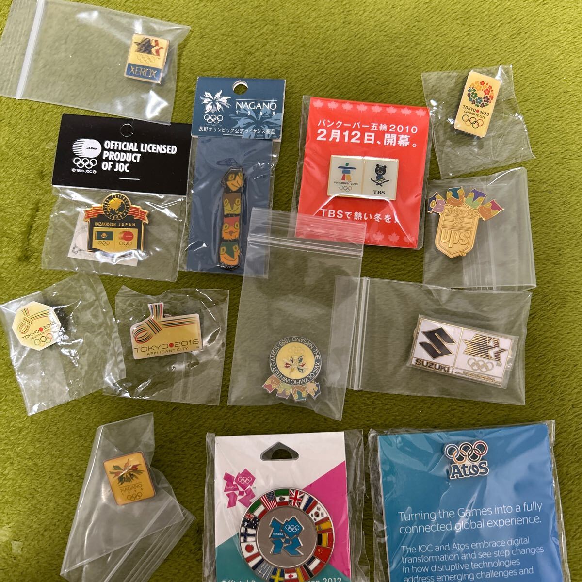 オリンピック ピンバッジ ピンズ ピンバッチ 長野 バンクーバー メディア ロンドン 東京五輪招致 まとめ売り コレクション 記念