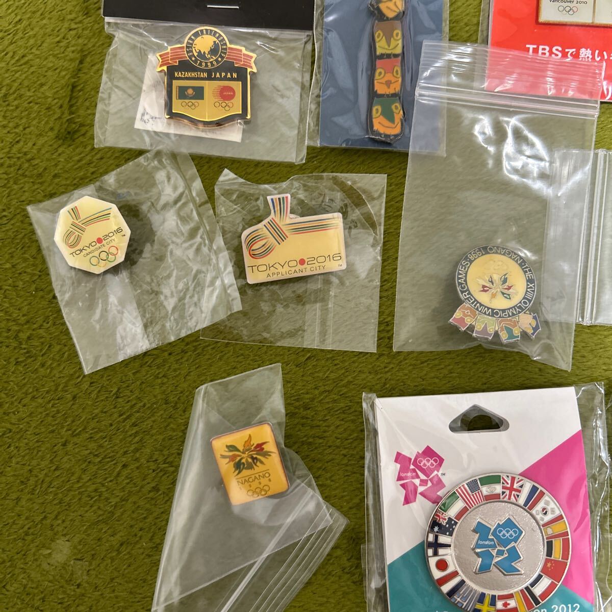 オリンピック ピンバッジ ピンズ ピンバッチ 長野 バンクーバー メディア ロンドン 東京五輪招致 まとめ売り コレクション 記念
