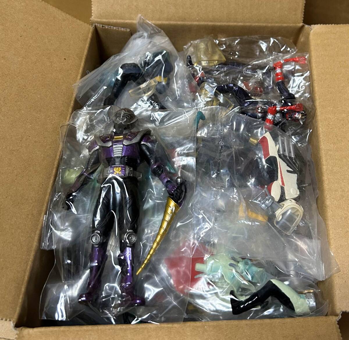■　ガチャポン 　ソフビ　　カード 　　　仮面ライダーセット
