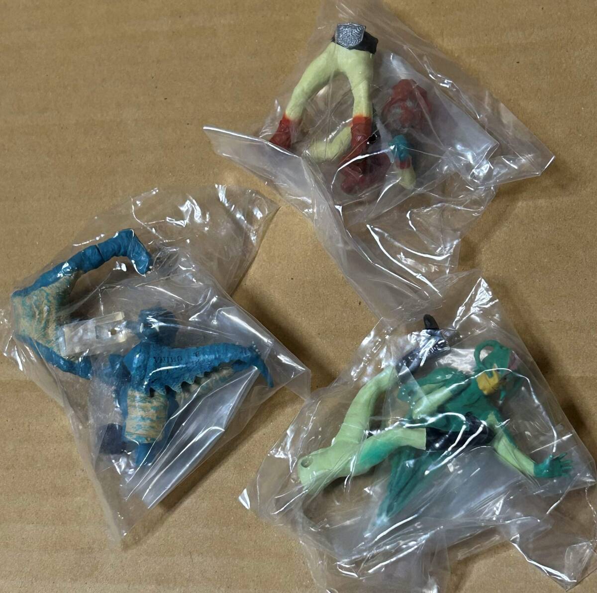 ■　ガチャポン 　ソフビ　　カード 　　　仮面ライダーセット