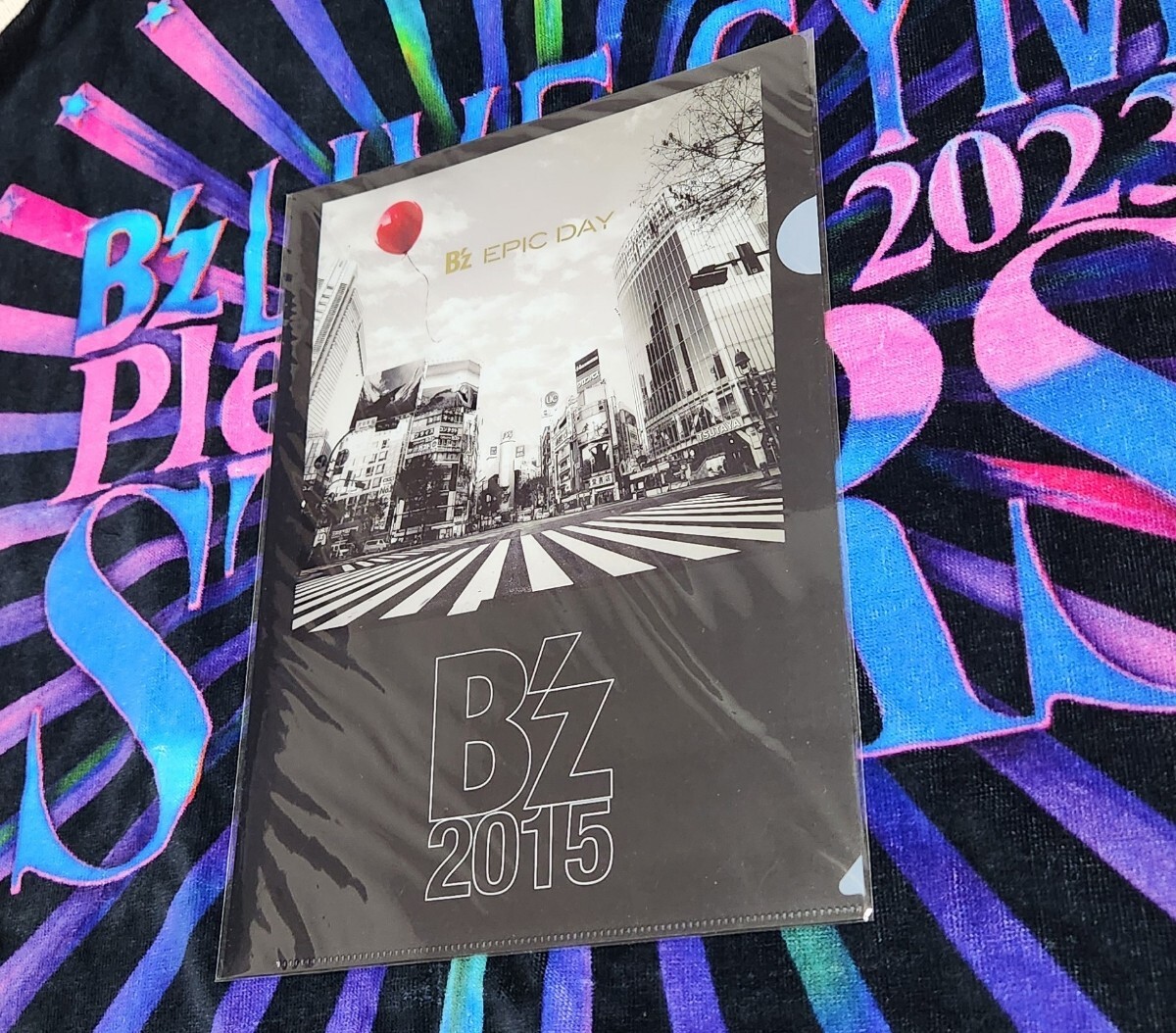 B'z　クリアファイル　2015
