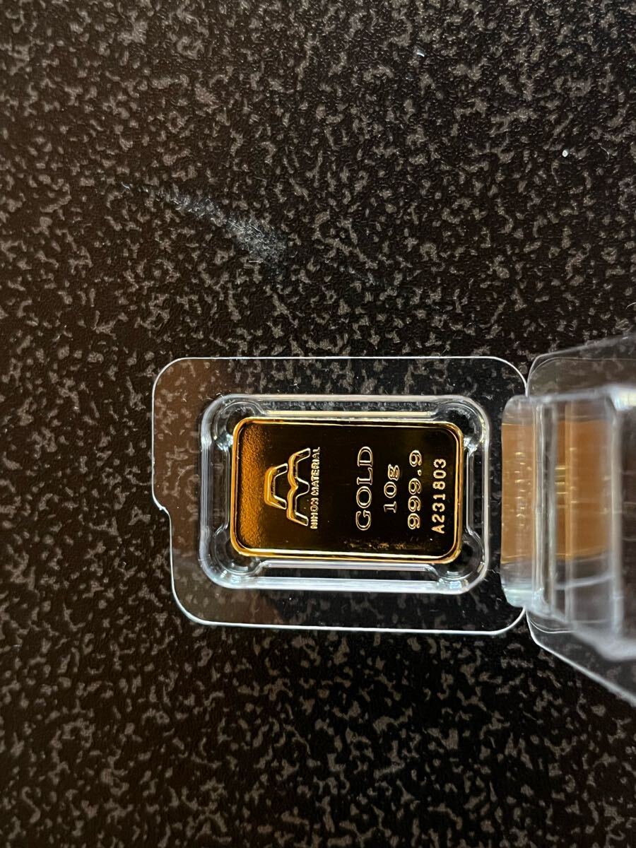 24k 10gインゴットペンダントトップ付送料不要