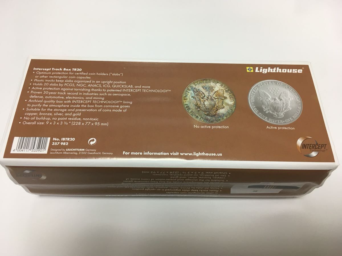 スラブコインボックス スラブケース 20枚収納 【仕切りあり】 新品 スラブコインボックス スラブケース 20枚収納 【仕切りあり