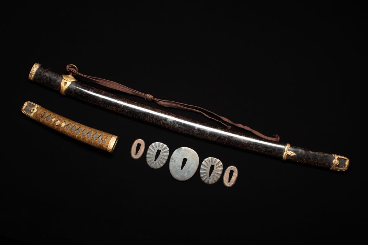 古い時代の拵（刀装具）中身なし 骨董品 苛ま