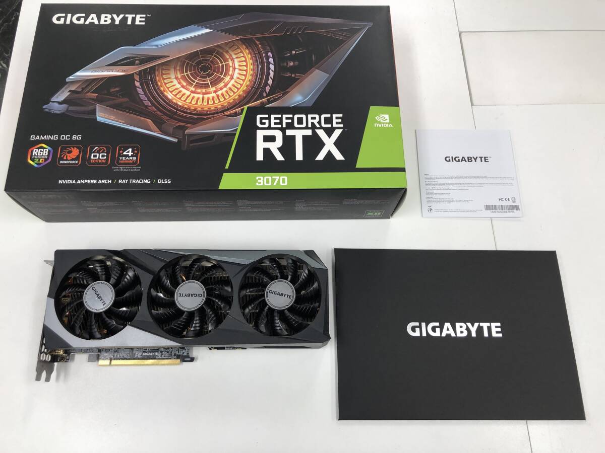 【送料無(wú)料】 NVIDIA GeForce RTX3070 OC 8G【GIGABYTE】【GPU】【REV1.0】【グラフィックボード】