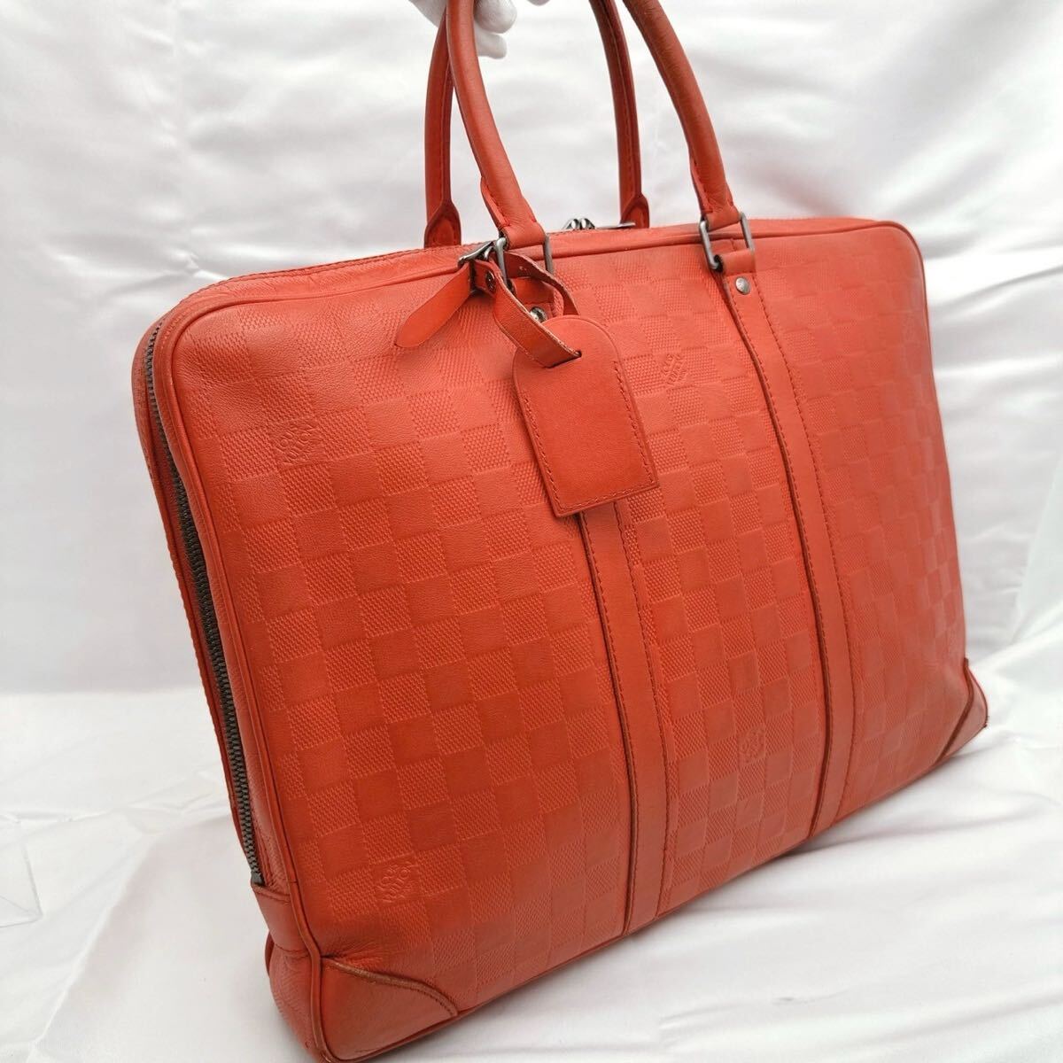 a247 1 иен Louis Vuitton LOUIS VUITTON портфель при . man Voyage Efini серийный CA3103