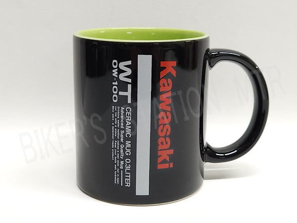 スピード出荷 KAWASAKI カワサキ 純正 マグカップ コーヒーカップ メイドインジャパン 美濃焼き オイル缶風(fēng)デザイン プレセントにも 管理T