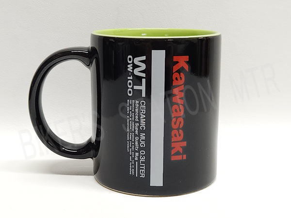 スピード出荷 KAWASAKI カワサキ 純正 マグカップ コーヒーカップ メイドインジャパン 美濃焼き オイル缶風(fēng)デザイン プレセントにも 管理T