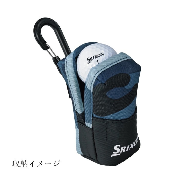 ≪新品≫ 2024 ★ダンロップ ★スリクソン ★ボールポーチ ★GGF-B2514 ★ベージュ_画像3