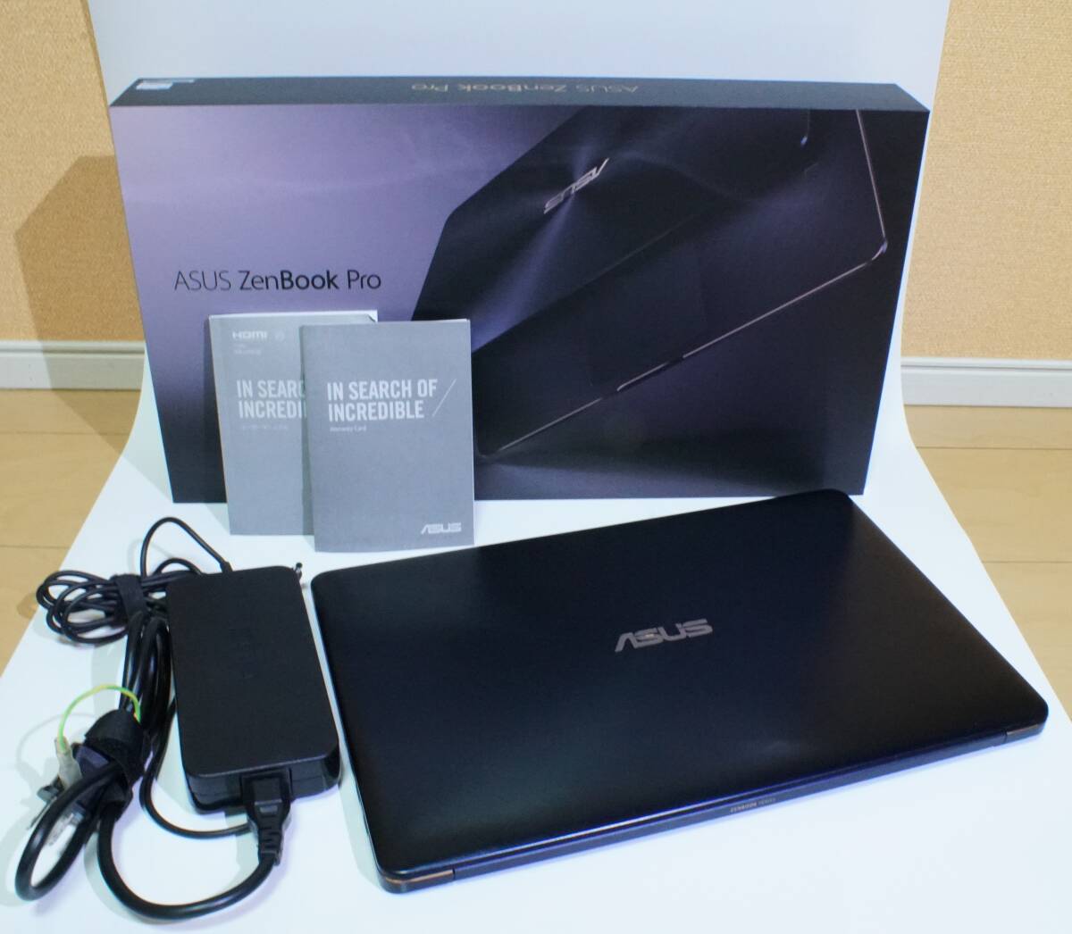 【送料込?難あり】ASUS　ZenBook Pro15 UX550GD-BO028T 15.6型タッチパネル Core i7 SSD256GB メモリ8GB