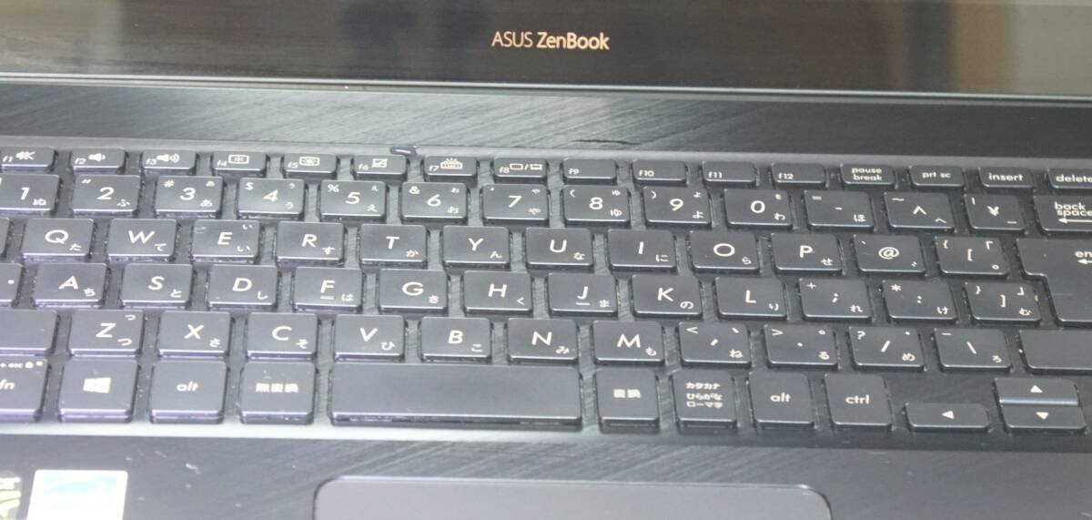 【送料込?難あり】ASUS　ZenBook Pro15 UX550GD-BO028T 15.6型タッチパネル Core i7 SSD256GB メモリ8GB