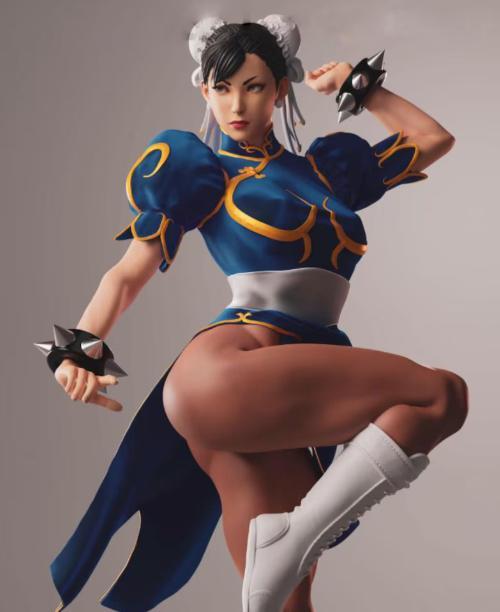オリジナル品 ガレージキット カスタム 開運 幸運 春画 裸婦 1/4スケール】春麗 ストリートファイター セクシーガレージ