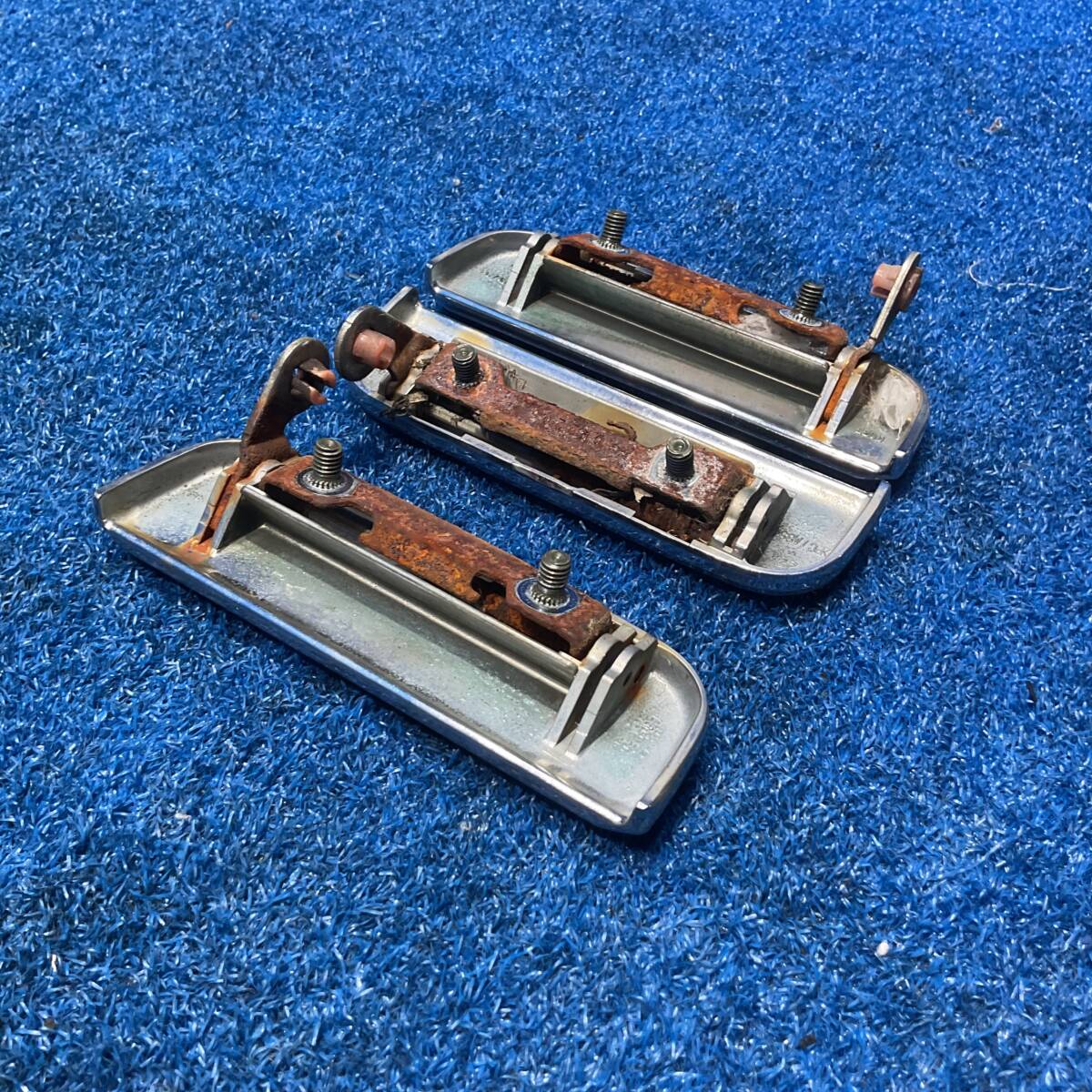 [AK-0029000][F1-6] H11 ダイハツ ミラジーノ L700S 152520km S07『　メッキ ドア アウターハンドル 　』　軽