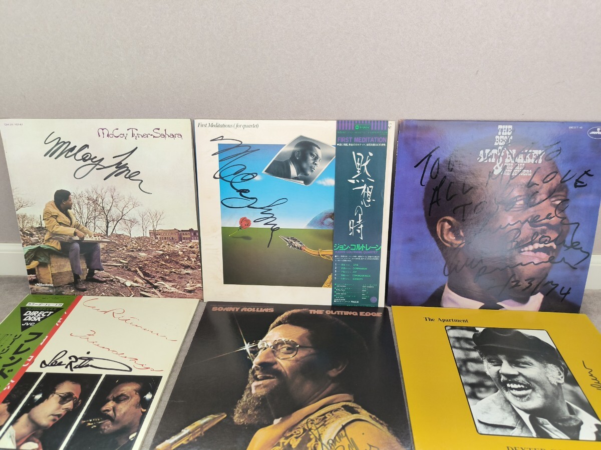 【全て直筆サイン入り】ジャズ LP レコード JAZZ ピアノ サックス モダン?ジャズ ジャズピアニスト、マッコイ?タイナー『サハラ』など