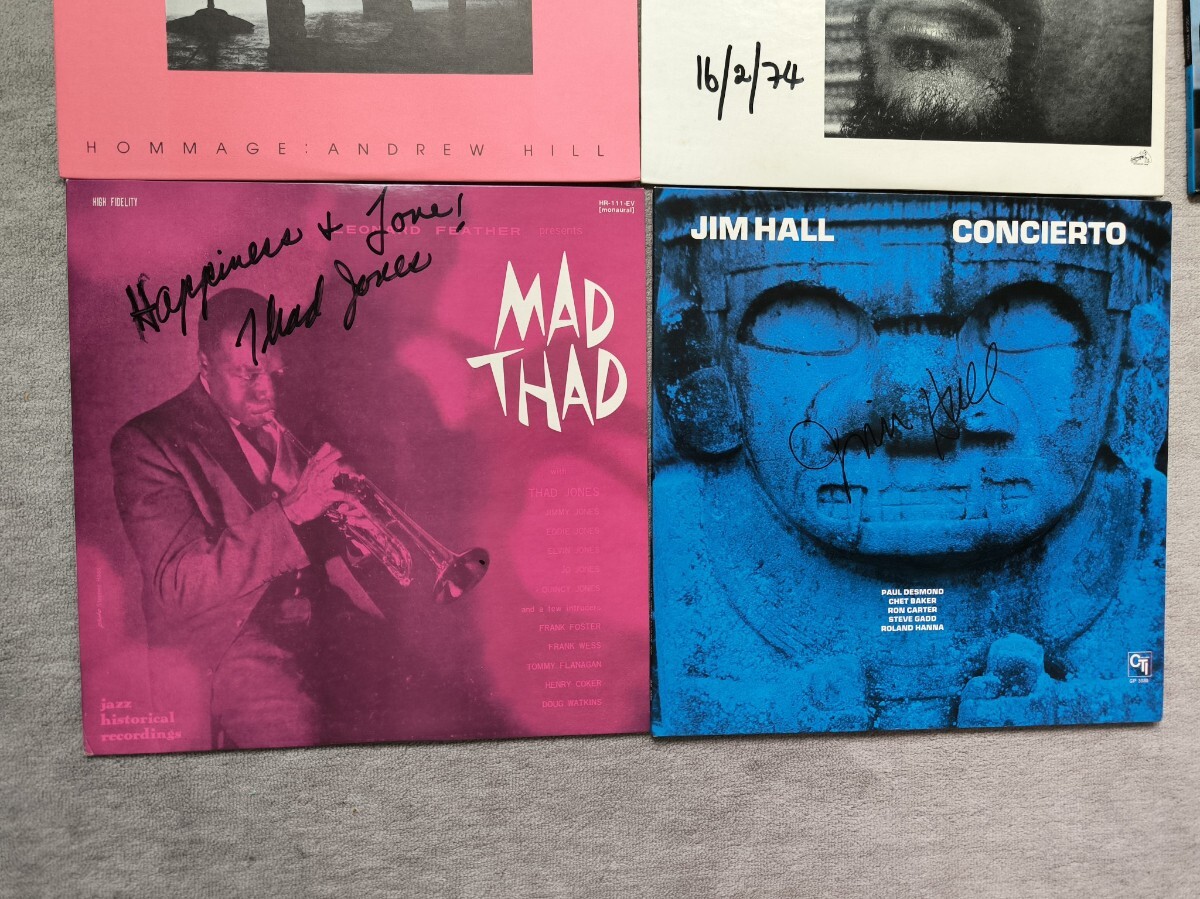 【全て直筆サイン入り】ジャズ LP レコード JAZZ ピアノ サックス モダン?ジャズ ジャズピアニスト、マッコイ?タイナー『サハラ』など