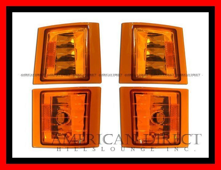 [ специальный заказ товар / orange / Chevrolet ]94-99y Tahoe Suburban C/K CK crystal угол линзы лампа свет park head боковой маркер (габарит) 