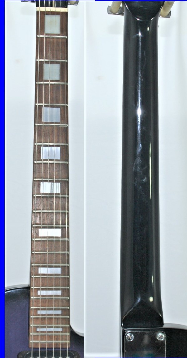 GRASS ROOTS GUITARS стакан roots гитара Lespaul модель чёрный фиолетовый 