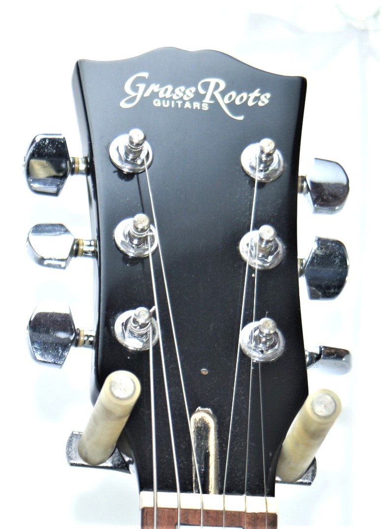 GRASS ROOTS GUITARS стакан roots гитара Lespaul модель чёрный фиолетовый 