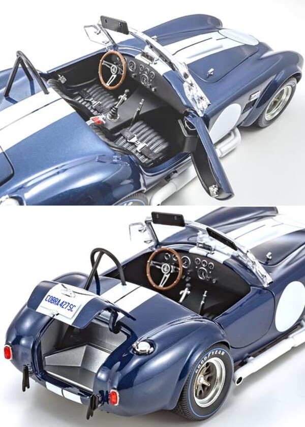 【★カタログ】 京商オリジナル 1/18 シェルビー コブラ 427 S/C (ダークブルー) 完成品ダイキャストミニカー KS08048DBL　送料無料 新品