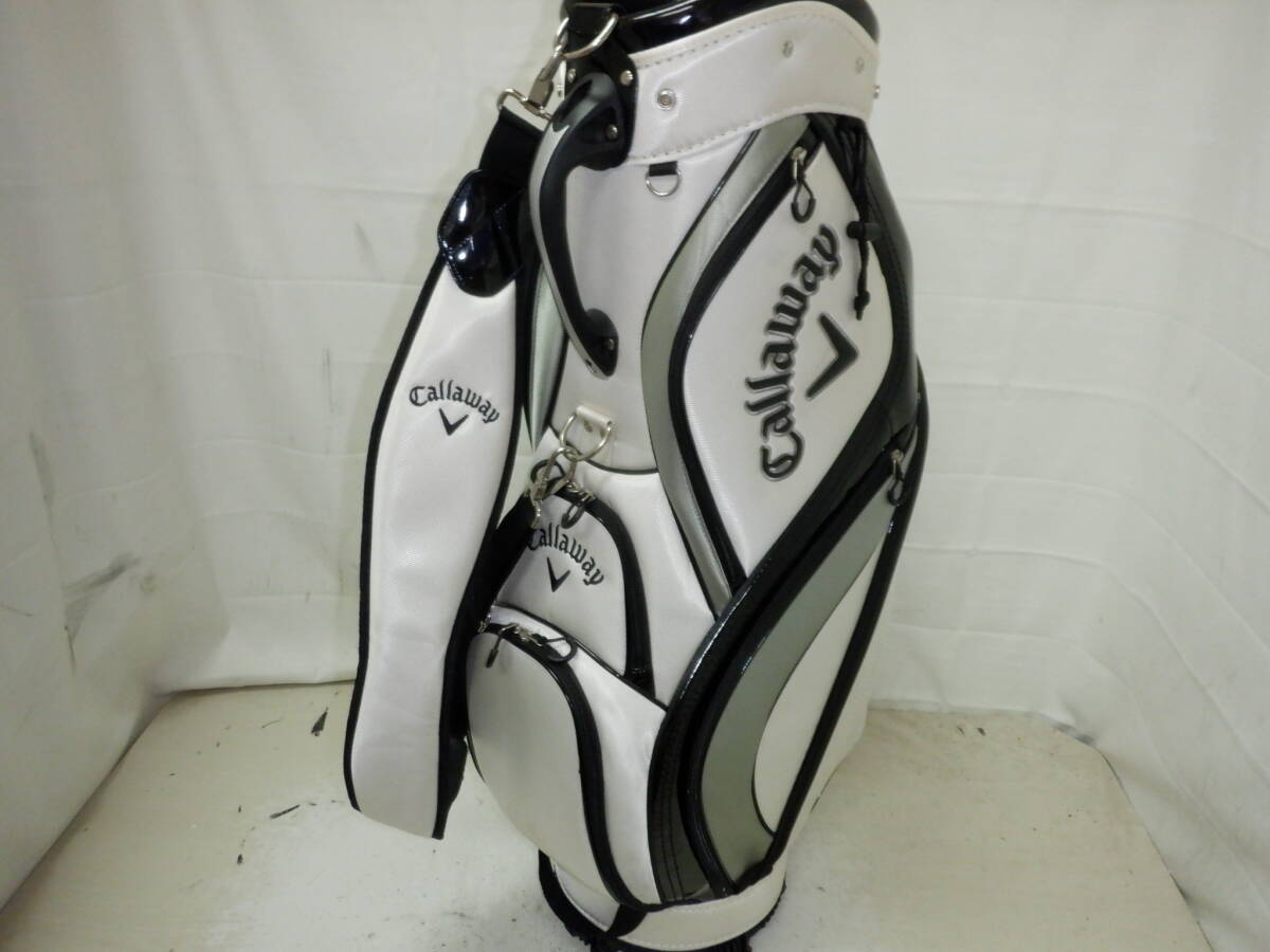Callaway★キャロウェイ★9.0型★軽量★中古★良品★カート(WH×BK)ゴルフ キャディバック