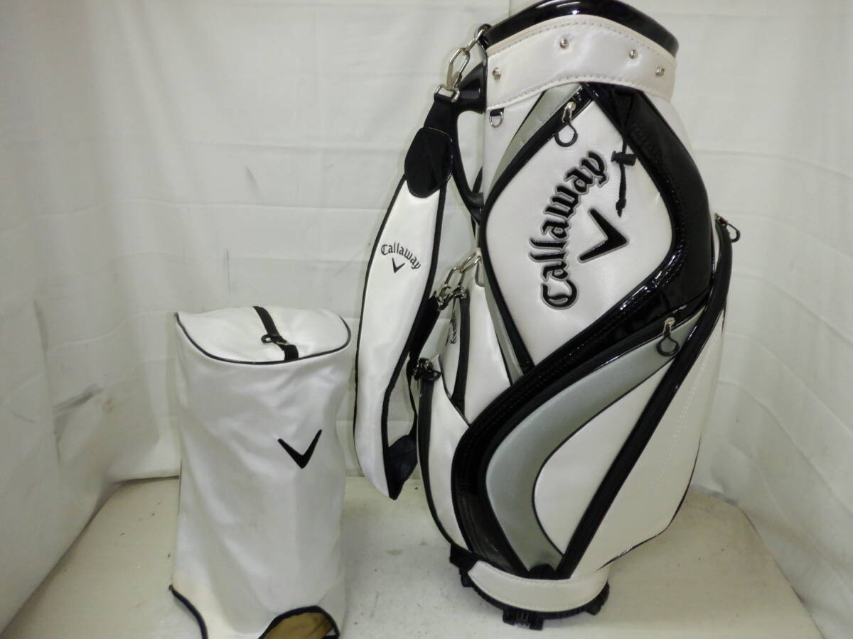 Callaway★キャロウェイ★9.0型★軽量★中古★良品★カート(WH×BK)ゴルフ キャディバック