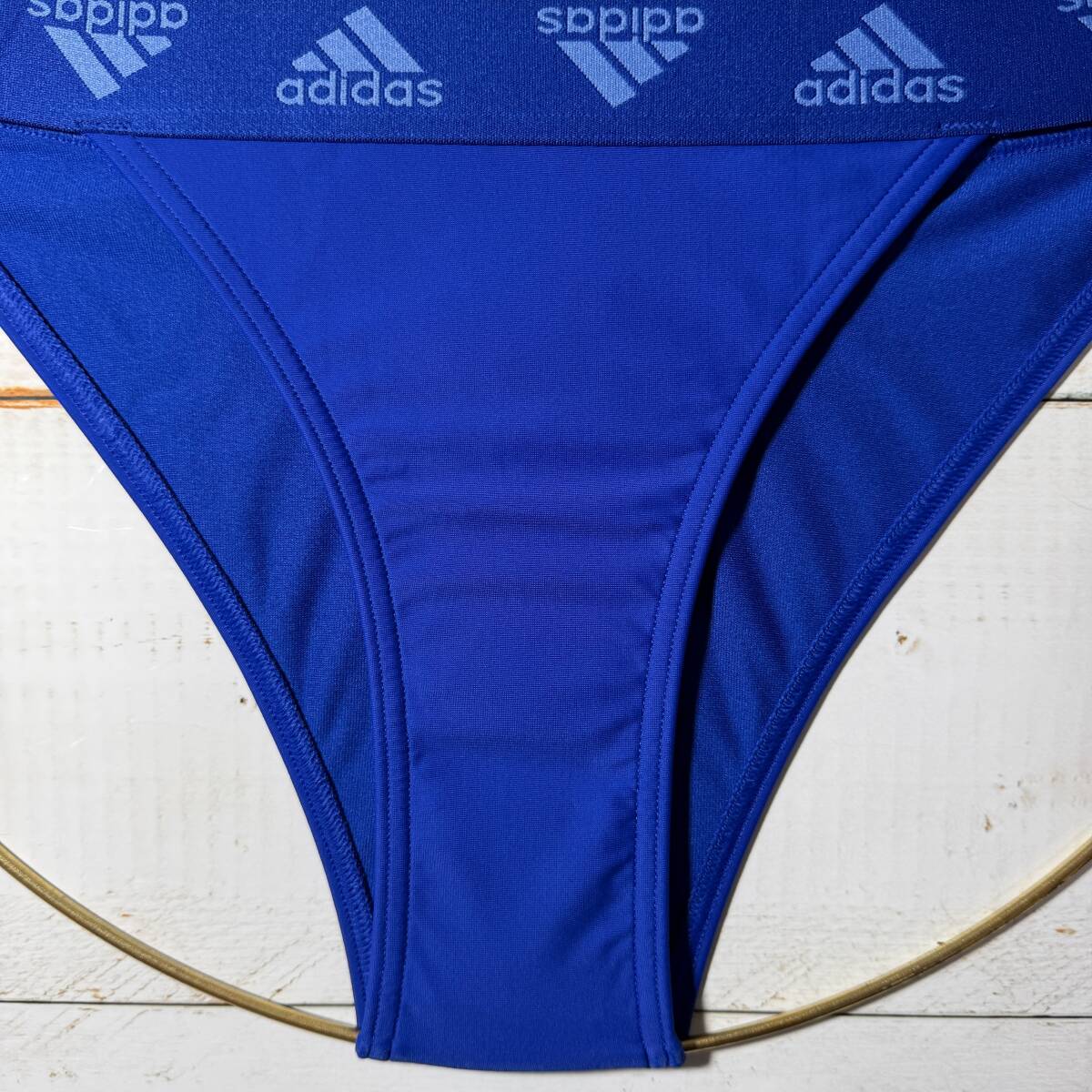 【即決】adidas アディダス 女性用 ビーチバレー ビキニ ショーツ 水着 ブルマ Blue 海外M_画像2