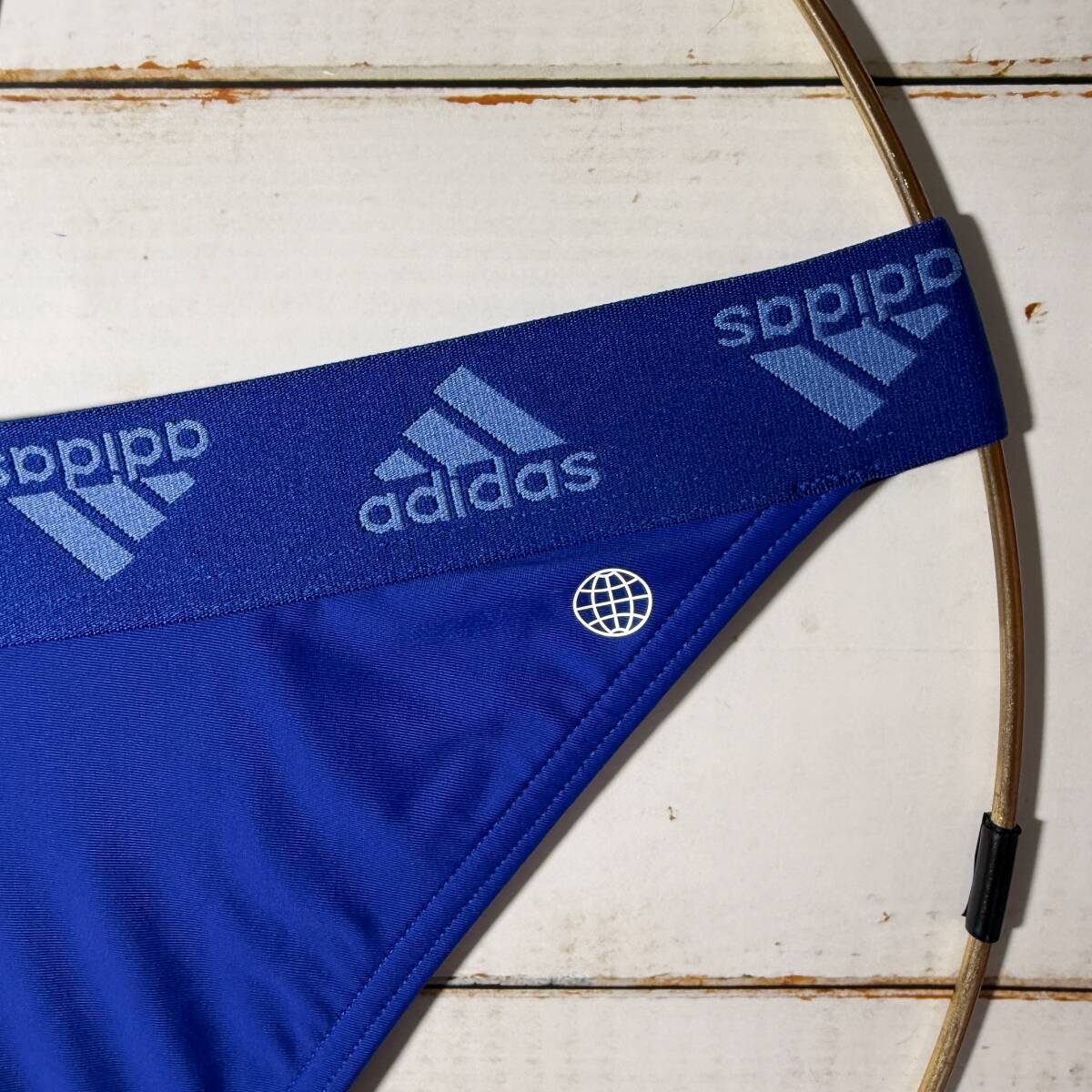 【即決】adidas アディダス 女性用 ビーチバレー ビキニ ショーツ 水着 ブルマ Blue 海外M_画像4