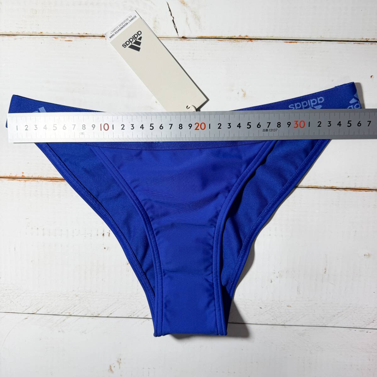 【即決】adidas アディダス 女性用 ビーチバレー ビキニ ショーツ 水着 ブルマ Blue 海外M_画像6