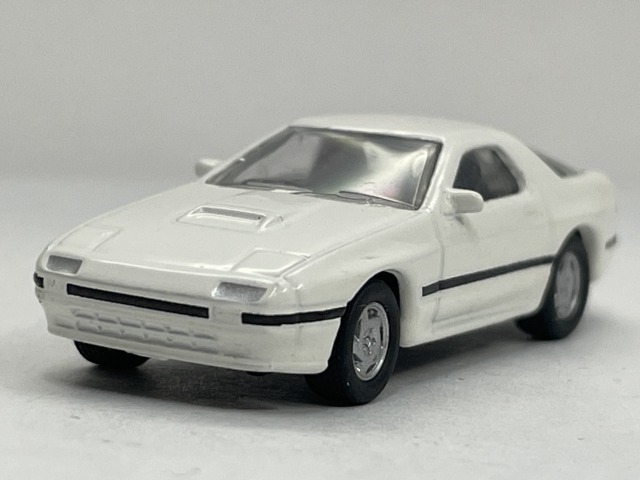 ■★サークルＫサンクス　MAZDA（マツダ） ミニカーコレクション　RX-7 (FC3S)（1/100）（ホワイト/KYOSHO）