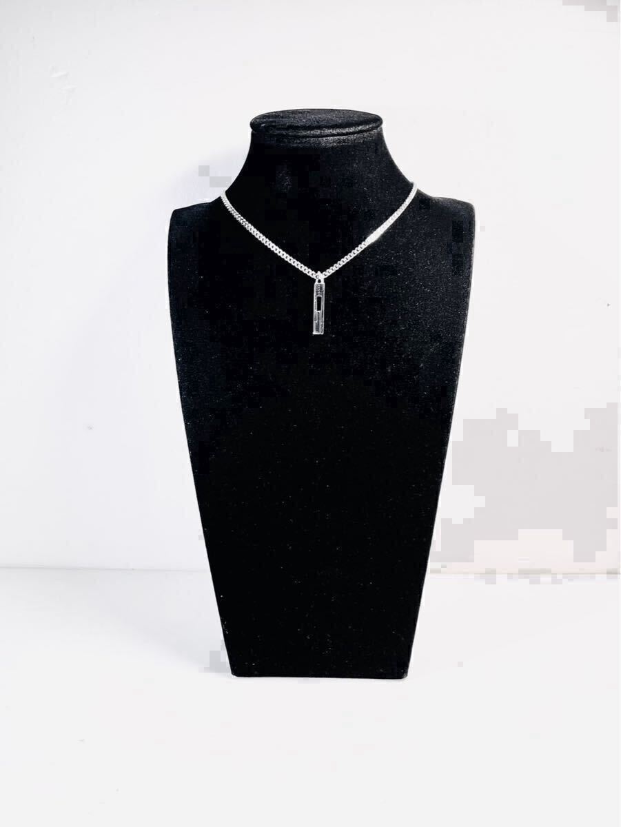 【美品！送無】GUCCI カットアウトG ネックレス 男女兼用 シルバー925 喜平　リング、ピアス、ブレスレット、ペンダント