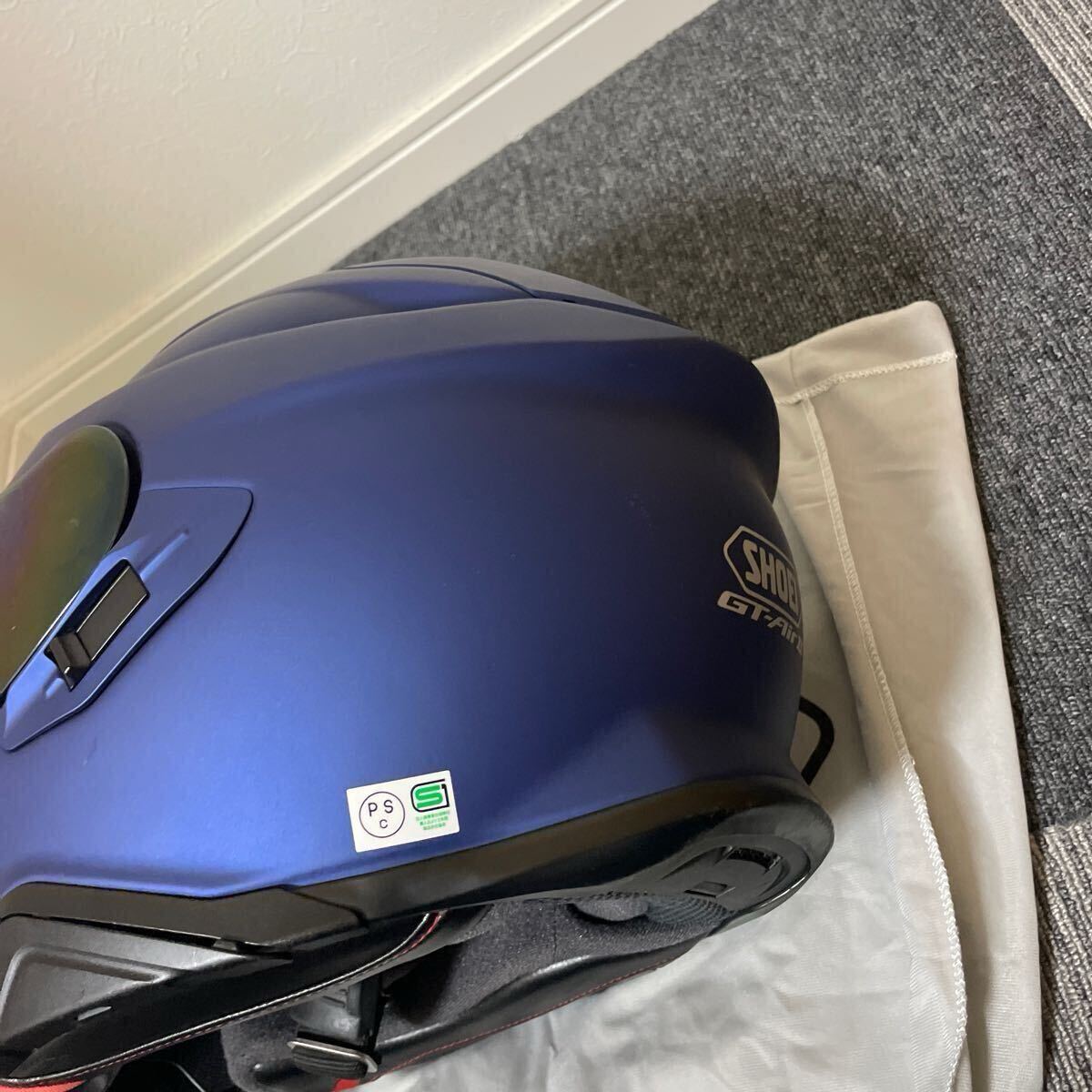 SHOEI ショウエイ GT-AirⅡ GT-Air2 フルフェイス ヘルメット Mサイズ 2020年1月 青 マットブルー バイク オートバイ 二輪 (273)
