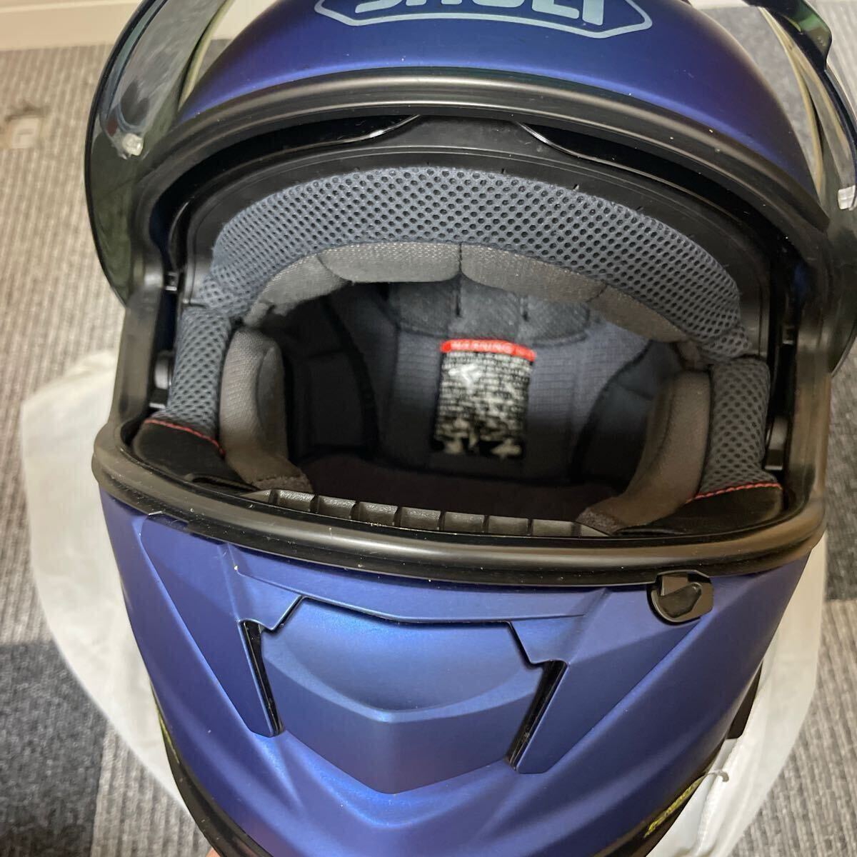 SHOEI ショウエイ GT-AirⅡ GT-Air2 フルフェイス ヘルメット Mサイズ 2020年1月 青 マットブルー バイク オートバイ 二輪 (273)