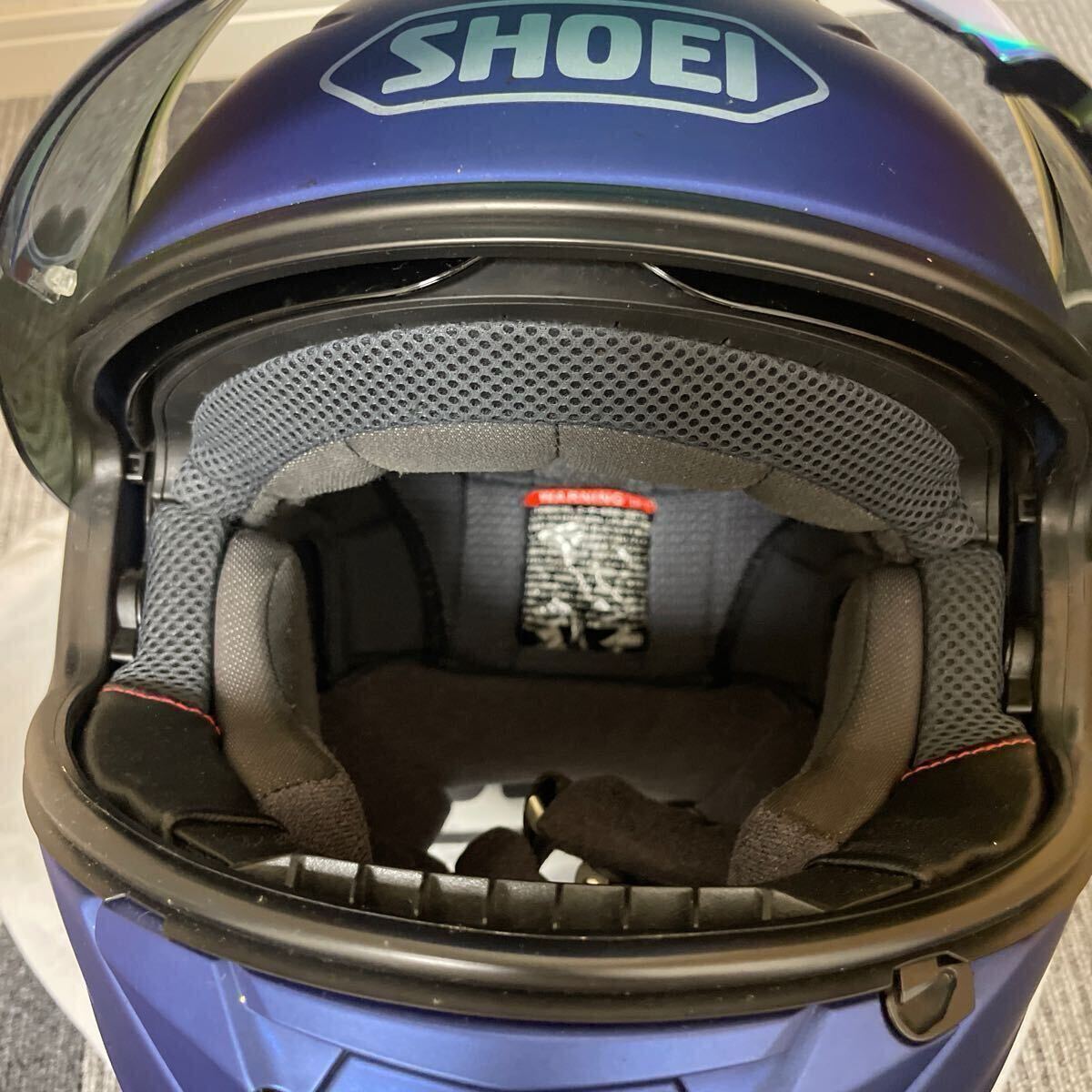 SHOEI ショウエイ GT-AirⅡ GT-Air2 フルフェイス ヘルメット Mサイズ 2020年1月 青 マットブルー バイク オートバイ 二輪 (273)