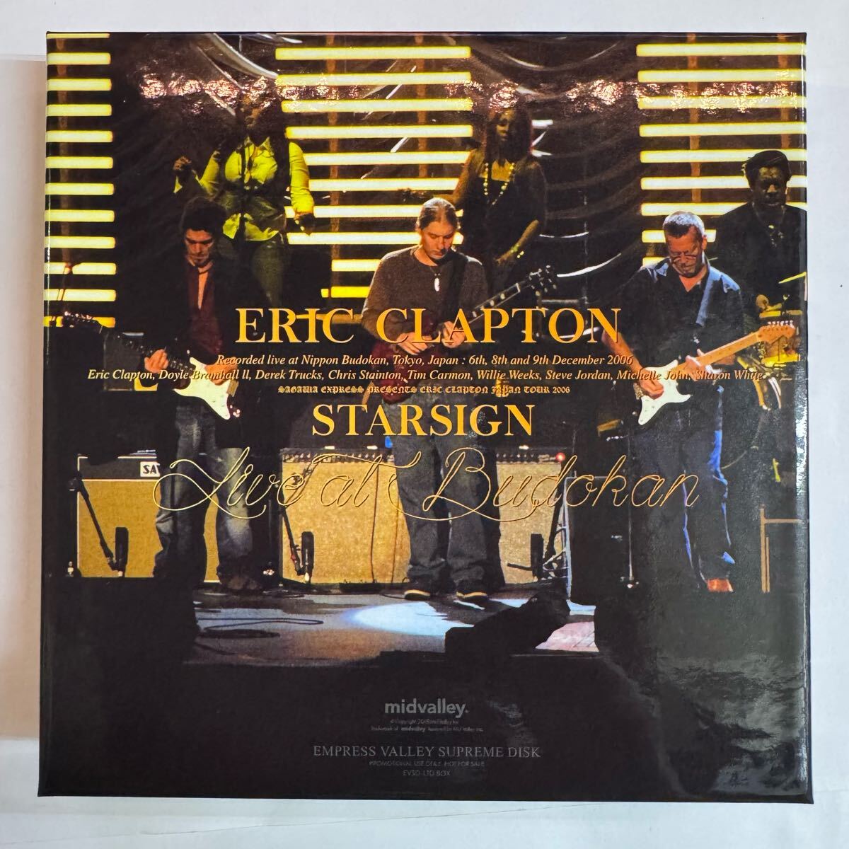 ERIC CLAPTON / STARSIGN(12CD BOX) 歓喜に沸いた2006年武道館三 ERIC CLAPTON / STARSIGN(12CD BOX) 歓喜に沸いた2006年武道館三