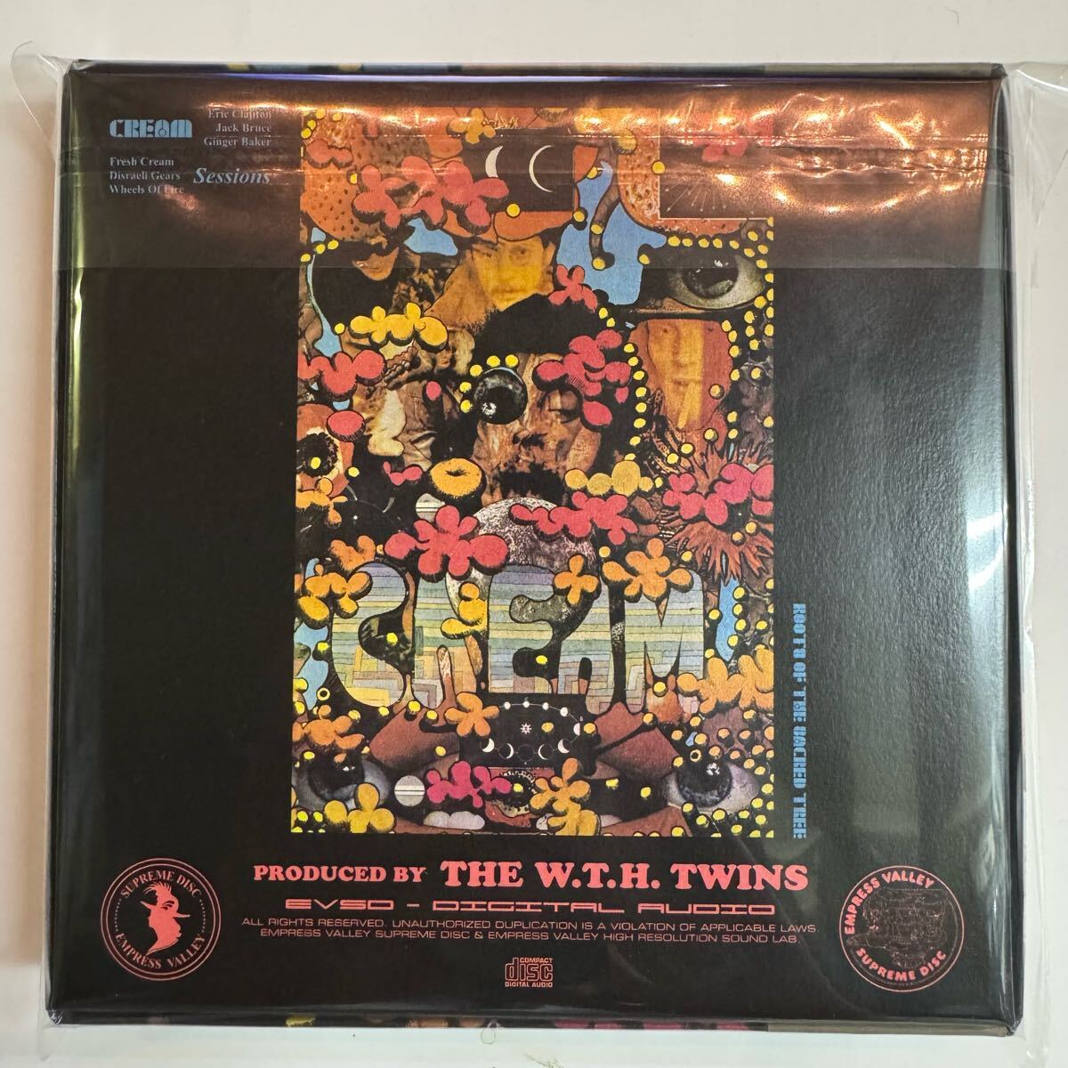 CREAM / ROOTS OF THE SACRED TREE (5CD BOX) pro use only! クリームアウトテイクス集！5CDの極少バージョン★poster付き★
