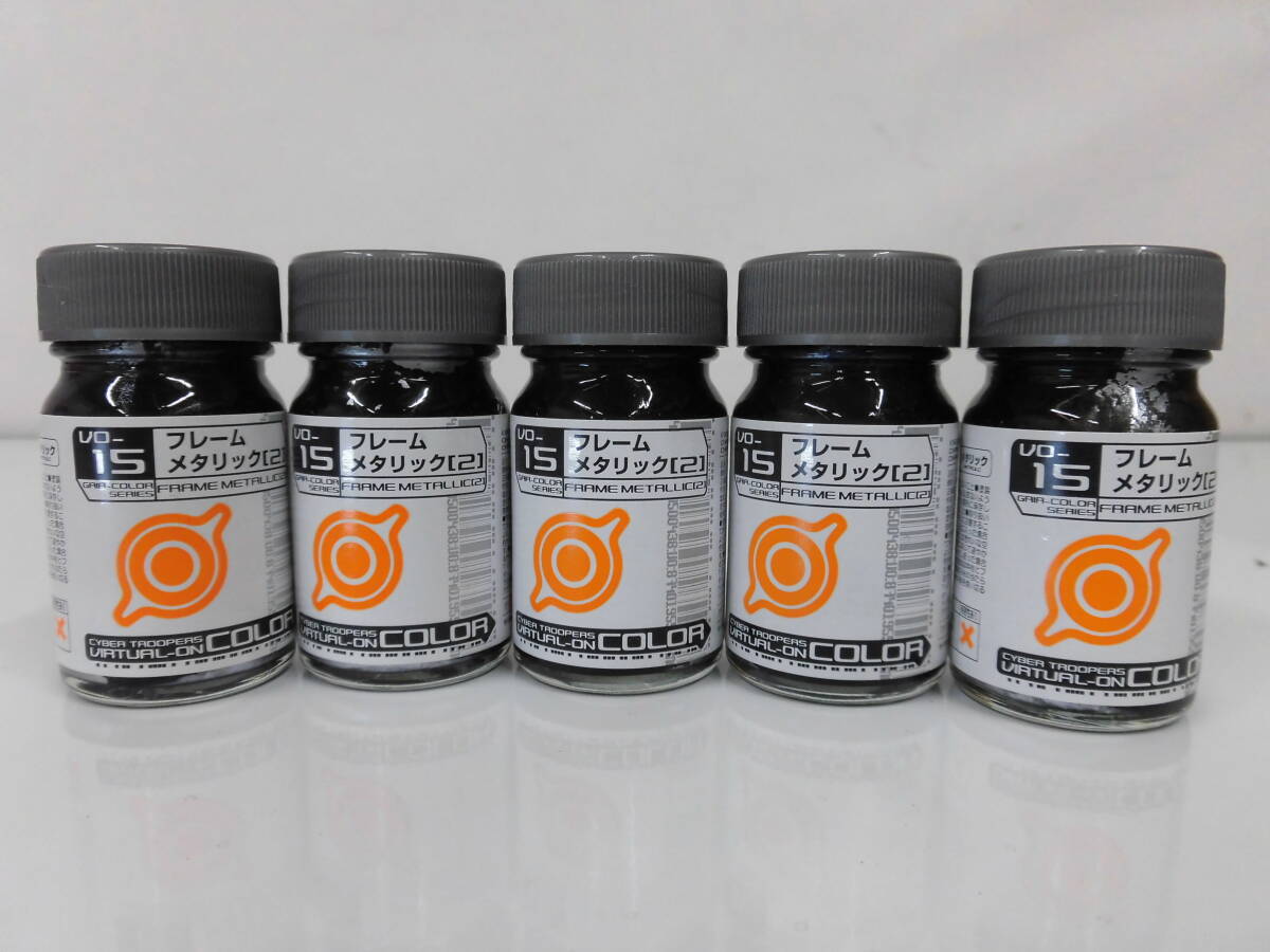 6403B◎ガイアノーツ ガイアカラー 電脳戦機バーチャロンカラー 15ml 12本セット VO-15 フレームメタリック等 涂料 Gaianotes◎未使用/中古