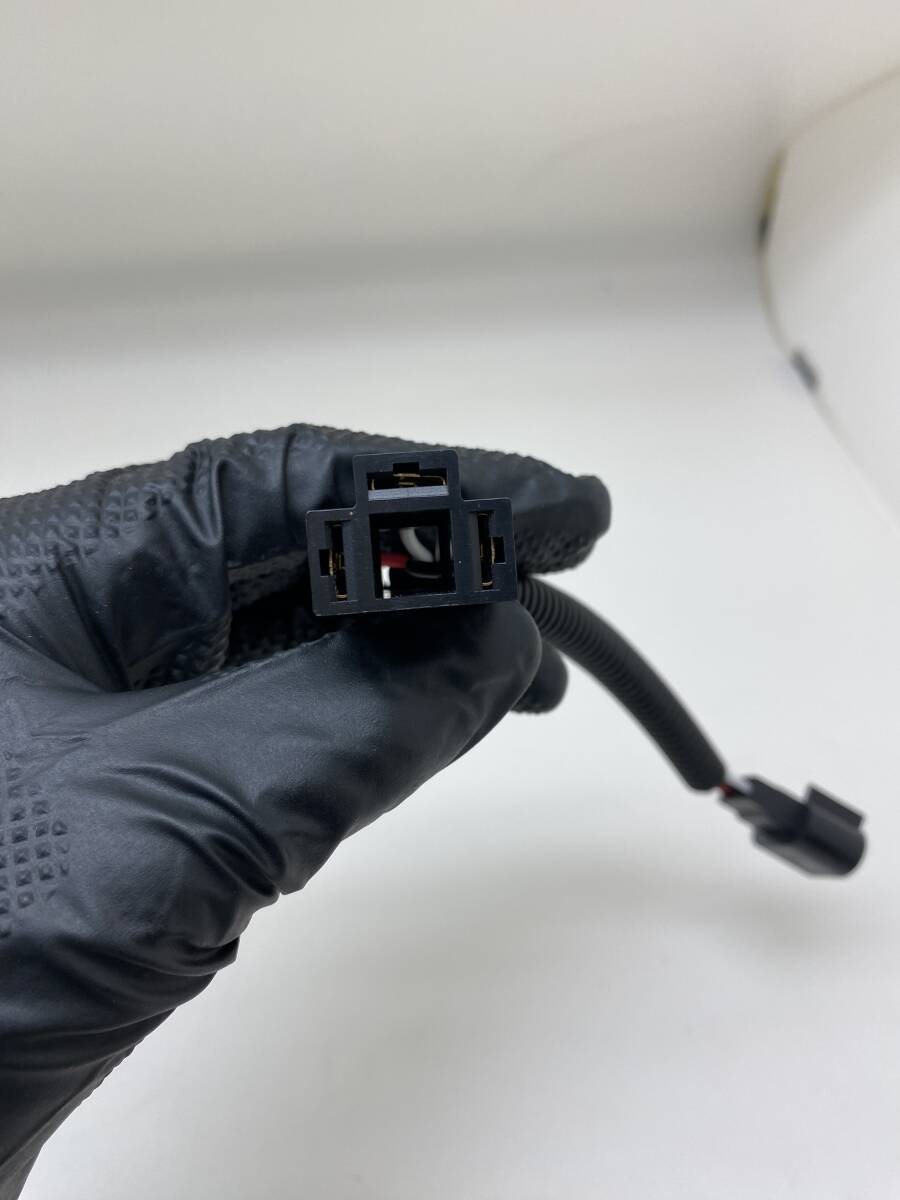 未使用品 點燈チェック済み 7インチ LEDヘッドライトユニット クローム Ｈ4カプラー付き D-2078 20250615-2
