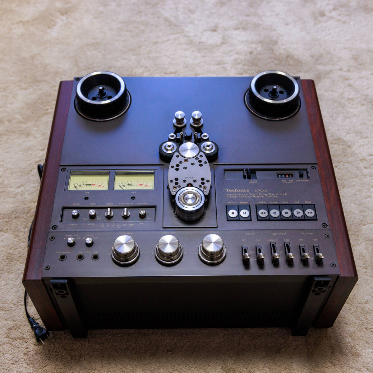 【リール×２付】Technics RS-1700U オープンリールデッキ テクニクス オーディオ機器 SONY R-11A Scotch