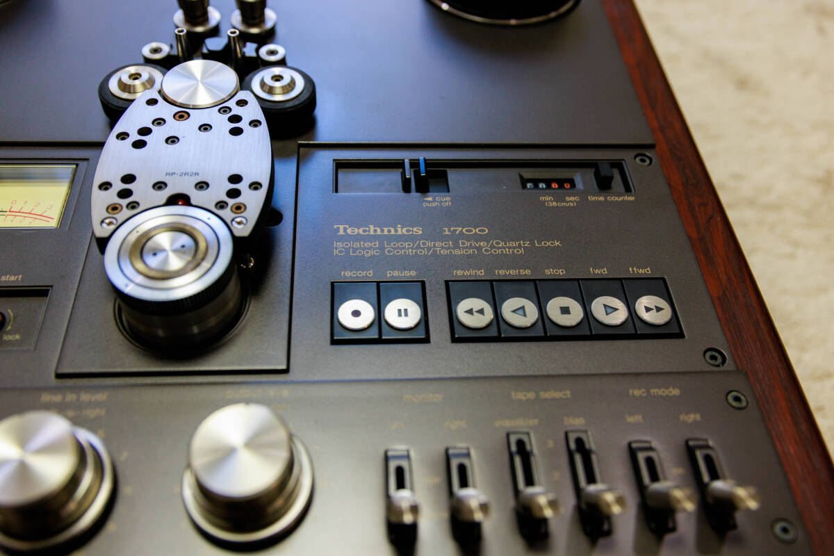 【リール×２付】Technics RS-1700U オープンリールデッキ テクニクス オーディオ機器 SONY R-11A Scotch