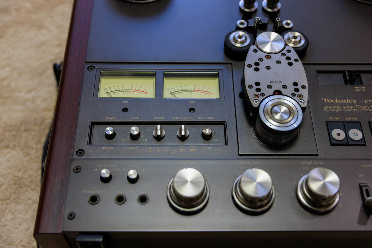【リール×２付】Technics RS-1700U オープンリールデッキ テクニクス オーディオ機器 SONY R-11A Scotch