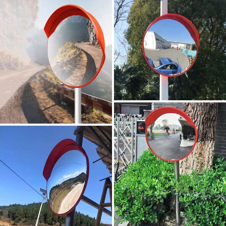 カーブミラー 家庭用 設(shè)置 取り付け 屋外 丸型 鏡 安全ミラー ガレージミラー 車庫 駐車場(chǎng) 曲がり角 60cm 事故防止 ee284