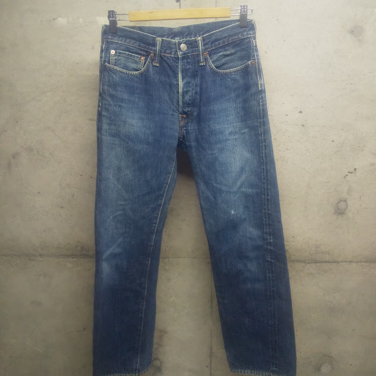 45rpm 空比古 デニム ストレート W29 日本制 赤耳 セルビッチ 45R 