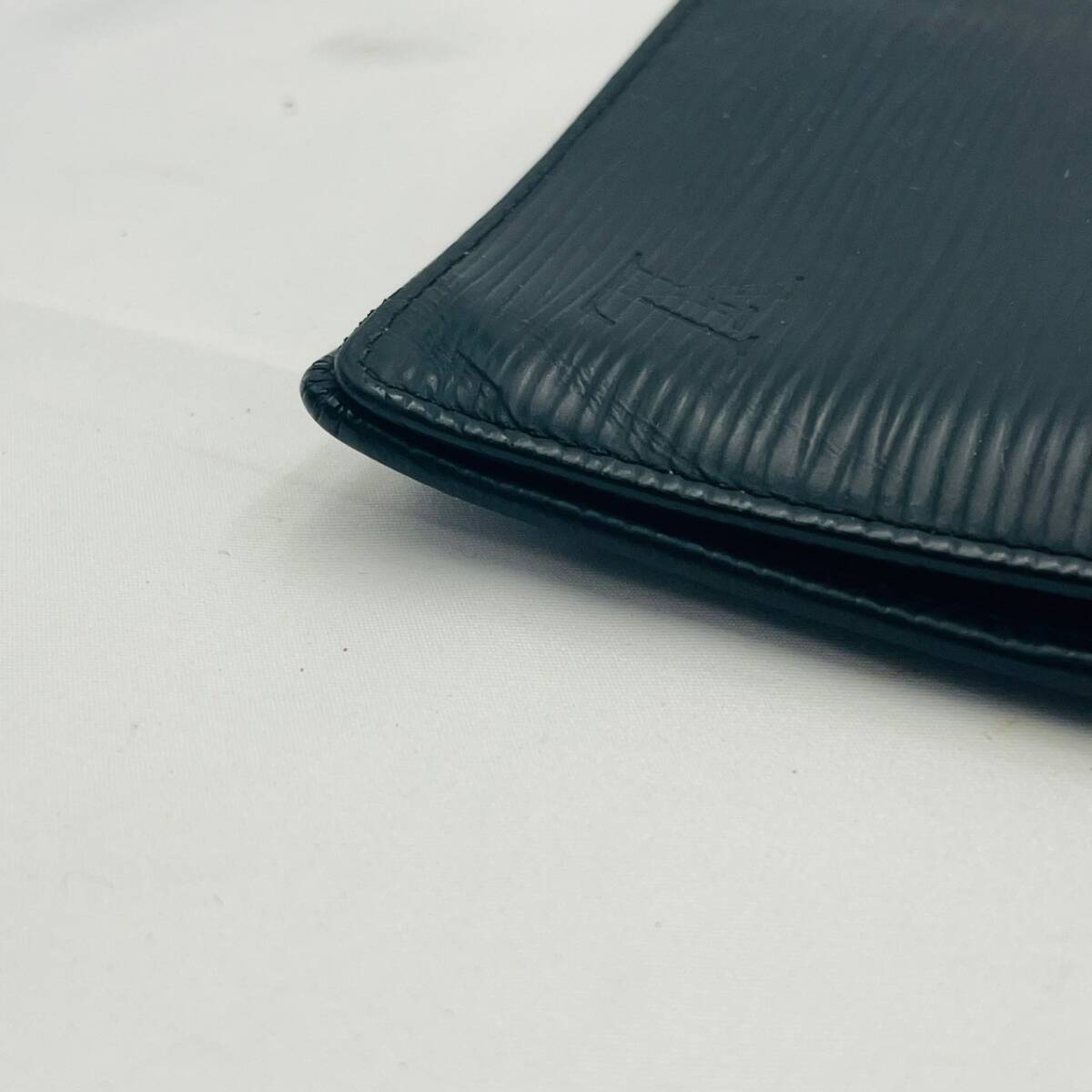 【送料無(wú)料】Louis Vuitton エピライン 長(zhǎng)財(cái)布 ノワール ブラック SP2097 ジッパー付 ルイヴィトン メンズ レディース
