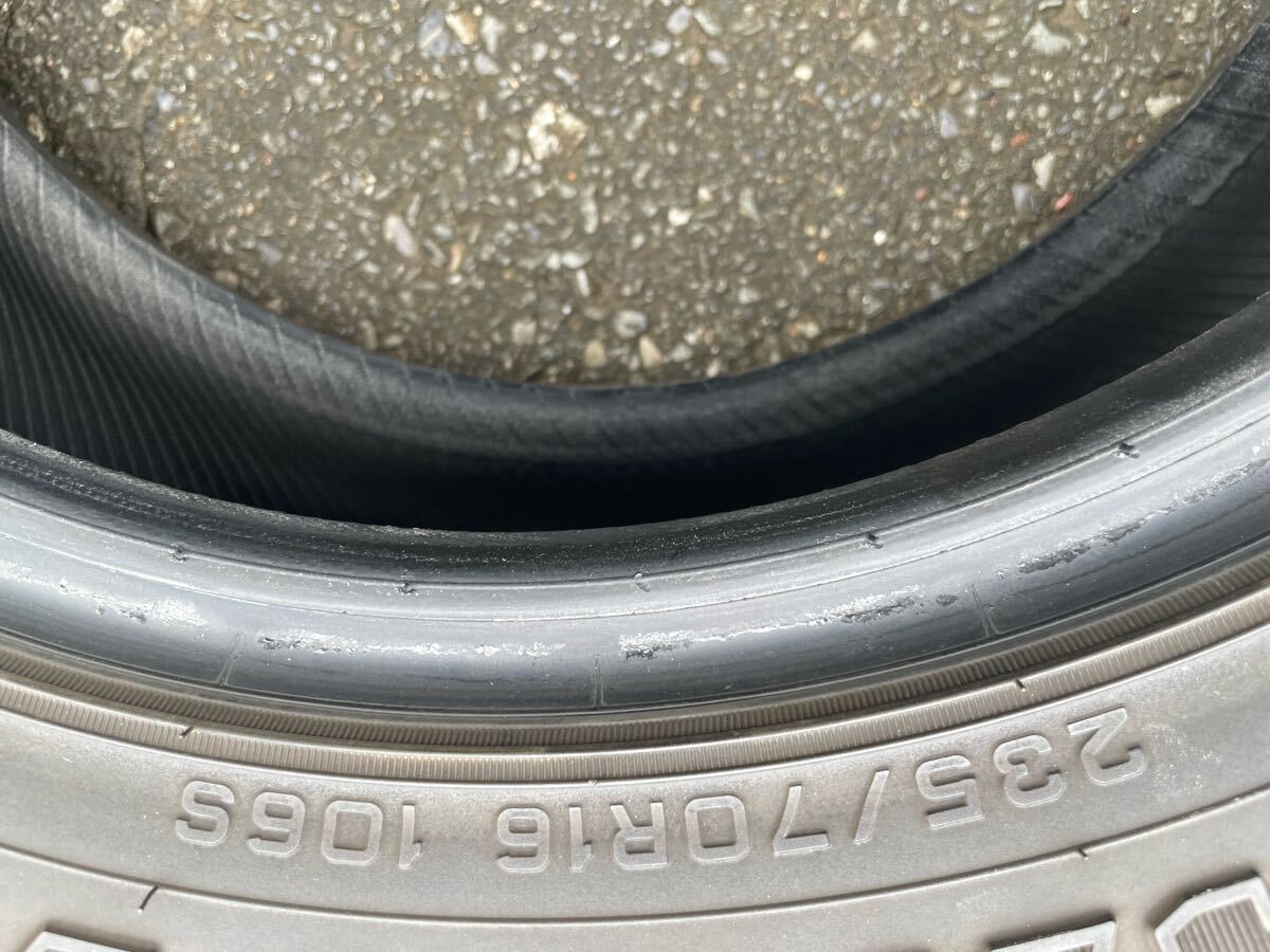 235/70R16 DUNLOP GRANDTREK AT3バリ山